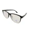 En Stock Entrega Rápida Gafas Ultraligeras Tr90 Montura Cuadrada Maquillaje Sencillo Gafas para Influencers Unisex Modernas Montura Grande Adelgazantes Sin Graduación