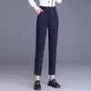 Calça Harem Reta Elegante Simples da Moda Tendência Outono 2026 Feita Sob Medida Versátil para o Trabalho