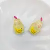 Botella de Bebida de Caramelo Transparente Accesorios de Resina para Funda de Teléfono DIY Hebilla de Zapato Material Cabeza de Pasador Cuerda para el Cabello Taza de Agua Parche Estéreo