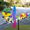 Nuevo molino de viento de dibujos animados tridimensional de colores plásticos color cuadrado tradicional puesto venta caliente juguete para niños Molino de Viento Joven