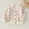 [Liquidação de Tamanhos Descontinuados] Tops de Peça Única para Bebês e Crianças Pequenas, Jaquetas, Cardigans, Roupas Derong Outono/Inverno para Meninos e Meninas