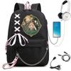 Nueva mochila escolar de anime para estudiantes, adolescentes y niñas, con temática de espías y juegos de rol.