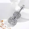 Broche de Traje Estilo Coreano Corsage para Mujer Hebilla Versátil para Cárdigan Chal Moda de Corea del Sur Elegante Broche de Violín