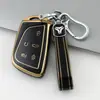 Adequado para Capa de Chave Dongfeng Fengshen Haoji, Capa Protetora de Concha para Chaveiro de Controle Remoto de Carro Fengshen Haoji de 22 Modelos