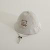 Sombrero de pescador infantil primavera y otoño lindo bebé sombrero de oso súper lindo niños y niñas viaje parasol sombrero de cubo combinable