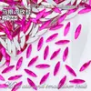 Rhinestones Marquise de Fundo Plano 2,5*8mm Mais Vendidos para Nail Art, Série Deslumbrante de Decorações para Nail Art e Acessórios de Unha Vestíveis Atacado