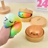 Juguete para aliviar el estrés de bollo grande más vendido transfronterizo, juguete popular para aliviar el estrés, caja sorpresa de mini pan al vapor con expresión colorida creativa