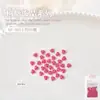 Joias para Nail Art Coração Fita Laço Flor Rasteirinhas Coração de Pêssego Cor de Pele Resina Decoração de Unha Usável 50 Peças