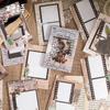 Poesia de Açúcar bloco de notas de papel kraft branco série de papel timbrado espaço-tempo material de decoração de colagem retrô para diário 60