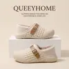 Chinelos de Algodão Femininos 2026 Inverno Novo Para Casa Impermeáveis Calcanhar Fechado Sola Grossa Antiderrapante Casa Quente Pelúcia Confortável Chinelos de Algodão