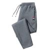 Roupa de Trabalho Masculina Calça Esportiva com Forro de Fleece Espesso Quente de Inverno Lã de Cordeiro Solta Tamanho Grande Reta Casual