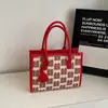 Nova Bolsa Vermelha para Mulheres 2026, Bolsa de Casamento para Noivas, Nova Bolsa Tote Grande Capacidade com Caractere Chinês "Felicidade", Bolsa de Casamento para Mãe