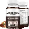 Gomitas de Champiñones Fudge de Champiñones Hericium erinaceus Fábrica de Vitaminas Soporte para Cabello Lacio OE M Transfronterizo