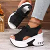 2026 Verano Nuevo Comercio Exterior Talla Grande Sandalias Deportivas Cómodas Casuales para Mujer Estilo Europeo y Americano con Velcro