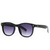 Europa y Estados Unidos tendencia transfronteriza fotografía callejera arte retro gafas de sol encanto moderno INS gafas de sol azules a prueba de viento 6014