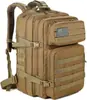 Mochila Táctica de Ataque 3P Camuflada Nueva Multifuncional Gran Capacidad 45L Mochila para Deportes al Aire Libre Camping Montañismo