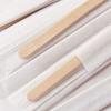 Palitos de Café Desechables de Madera Empaquetados Individualmente Bebida Caliente Leche Té Miel Palitos para Remover el Café Palitos de Madera Degradables Respetuosos con el Medio Ambiente
