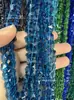 Venta al por mayor 10/14 mm Agujero Recto Cuentas de Cristal Flor de Ciruelo Accesorios para Pulseras DIY Accesorios para Ropa y Otros Materiales Cuentas Sueltas de Vidrio