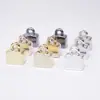Accesorios para Joyería Borla Sombrero Accesorios para Joyería DIY Plástico ABS Ccb Bañado en Metal Campana Extremo de Cuerda Broche Venta al por Mayor