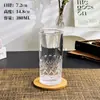Taza de Leche para Desayuno en Casa, Taza de Vidrio Resistente al Calor y a Prueba de Explosiones, Taza de Té de Gran Capacidad, Taza de Vidrio Grabado para Beber