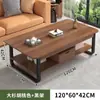 Mesa de Centro para Apartamentos Pequeños, Mesa Pequeña Sencilla para Uso Doméstico, Mesa Auxiliar de Sofá de Lujo Ligero, Mesa de Café Minimalista Moderna Estilo Europeo