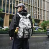 Nova Mochila da Moda com Estampa de Letras para Homens e Mulheres, Adequada para o Dia a Dia, Viagens Casuais, Mochila de Grande Capacidade, Mochila Escolar Tendência para Estudantes
