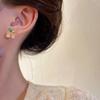 Nuevos Pendientes Exquisitos de Cereza con Aguja de Plata 925 Estilo Pastoral Pequeños Frescos Personalizados Moda Nicho Los Más Fáciles de Combinar Pendientes
