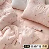 [Productos Premium de Xiangling] Funda de Almohada de Gasa de Doble Capa Algodón Puro Gasa Floral Dibujos Animados Sábana Individual Funda de Almohada para Niños