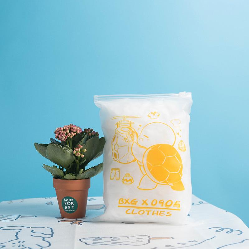 塑料束口袋抽绳 定制图案logo