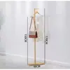 Estante de Exhibición Especial para Tiendas de Ropa, Perchero de Pie de Hierro Dorado, Perchero para Ropa Infantil, Barra para Colgar Ropa de Mujer, Perchero para Vestidos de Novia