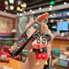 Kros desenho animado Crayon Shin-chan figura cosplay fofa presente chaveiro pingente de bolsa presente de máquina de garra chaveiro