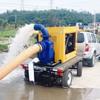 Vehículo de emergencia de drenaje de gran caudal Bomba de agua de emergencia de drenaje municipal Camión bomba de drenaje de emergencia móvil sin obstrucciones