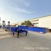 Máquina de Gancho Grande Tablero Vehículo de Transporte de Cama Plana Semirremolque de Cama Baja de 5 Ejes Línea de Ejes Semirremolque de Cama Baja
