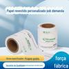 Filme de Papel Revestido para Embalagem de Alimentos, Utensílios de Mesa, Fio Dental, Embalagem de Palitos Descartáveis, Fabricante de Papel Revestido Kraft Personalização