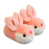 Chinelos de Algodão Infantis Meninas Fofos Desenho Animado Coelho Interno Casa Crianças Bebê Bolsa Salto Sapatos de Algodão Outono e Inverno Meninos