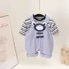 Conjunto Bebê Primavera Novo Estilo Versão Coreana Menino Bebê Primavera Camiseta Manga Longa Macacão Estiloso Passeio Conjunto de Duas Peças Tendência