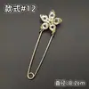 Broche de Botão Cincher de Cintura Personalizado Broche Anti-Exposição Redutor de Cintura Broche Estilo Pérola Fivela Ajustável para Lenço