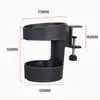 Gancho Lateral de Mesa Porta-Copos Multifuncional para Mesa Suporte para Armazenamento de Copos de Água para Mesa Gancho de Pressão para Copos de Mesa Gancho Pendurável para Mochila Sob a Mesa
