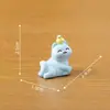 Novos acessórios de decoração DIY de paisagem em miniatura com tema de gato para o dia a dia; estatuetas de resina retratando gatos em suas rotinas diárias
