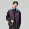 Chaleco de Plumas para Hombre 2025 Otoño e Invierno Nueva Moda Ropa de Moda Chaqueta para Hombre Chaleco Cálido y a Prueba de Frío Chaleco