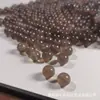 Ágata Vermelha Contas Individuais Meio Furadas, Contas Soltas Vermelhas Sem Furo, Contas Redondas com Furo Passante para Brincos, Acessórios Soltos para Presilhas DIY