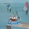 Lindo Mini Velero Gota de Aceite Juguete de Descompresión Regalo de Cumpleaños para Niños Regalo Pequeño Adornos de Decoración para Escritorio del Hogar