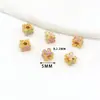 Bolsa antiga de gota de óleo dourado dança do leão cabaça fortuna peixe koi contas Xiangyun lótus corda DIY contas de mão D142