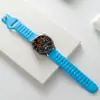 Pulseira de Relógio Huawei Gt2Gt3Gt4 Samsung Transfronteiriça Nova Aplicável Padrão de Pontos de 5 Pontos Pulseira de Relógio de Silicone 20Mm22Mm