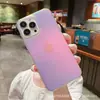 Para el teléfono móvil Apple 14Promax, funda nueva simple mate 13 personalidad anticaída xsmax degradado funda protectora