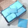 Conjunto de malas de viagem de quatro peças, novo produto de viagem popular, conjunto de bolsas de armazenamento de quatro peças, organizador de mala, essencial para viagens