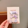 Nuevo Clip para el Cabello de Botón de Gato Macarrón Clip de Pato Clips para Flequillo Clips Laterales Accesorio para el Cabello con Forma de Corazón para Chicas