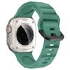 Pulseira Transfronteiriça Adequada para Apple Watch com Pulseira de Silicone Verde Fluorescente Applewatch Modelo Esportivo Inteligente à Prova d'água