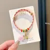 Pulsera con Colgante de Zongzi para Niños DIY Ajustable Festival del Bote del Dragón Cuerda Colorida 2026 Nueva Pulsera del Festival del Bote del Dragón Venta al por Mayor para Puestos de Mercado