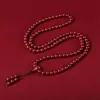 Pulsera de Arena Dorada Púrpura Cinabrio Pulsera 108 Cuentas Cuentas de Rosario para Hombres y Mujeres Cadena de Suéter de Bajo Contenido Collar Fabricante Venta al por Mayor